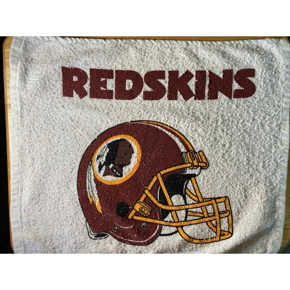 Washington Redskins Rally Hand Towel NFL Football Memorabilia 🏈 Burgundy/ White